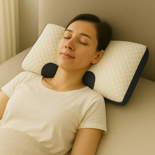 Almohada de punto ergonómica 3D